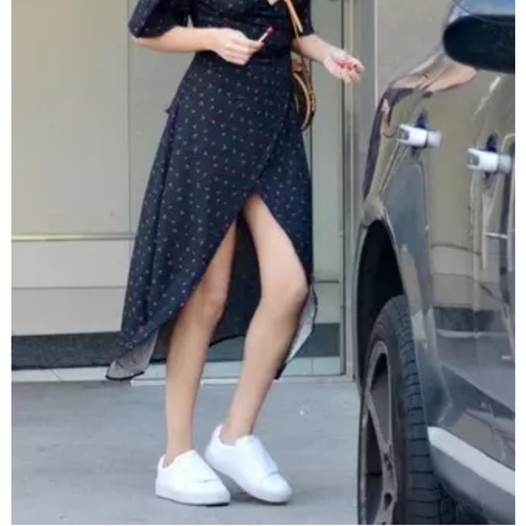 NIB Via Spiga Ryder Slip On Leather Sneakers - Picture 2 of 11